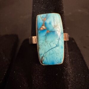 Turquoise Stone Sterling‎ Silver Ring